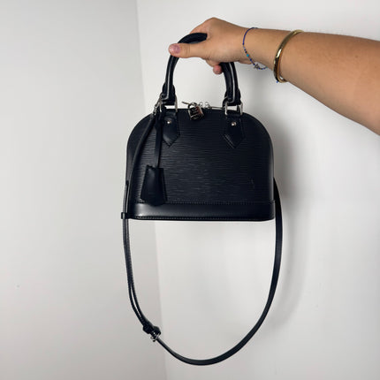 Sac Louis Vuitton BB Alma Cuir Épi Noir