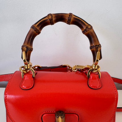 Sac Gucci Bamboo 1947 mini orange