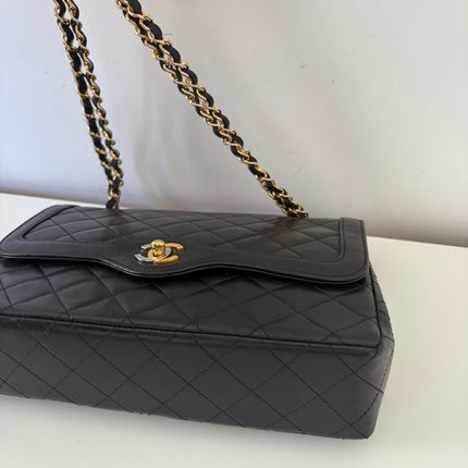 Sac Chanel Fermoir bicolore Noir