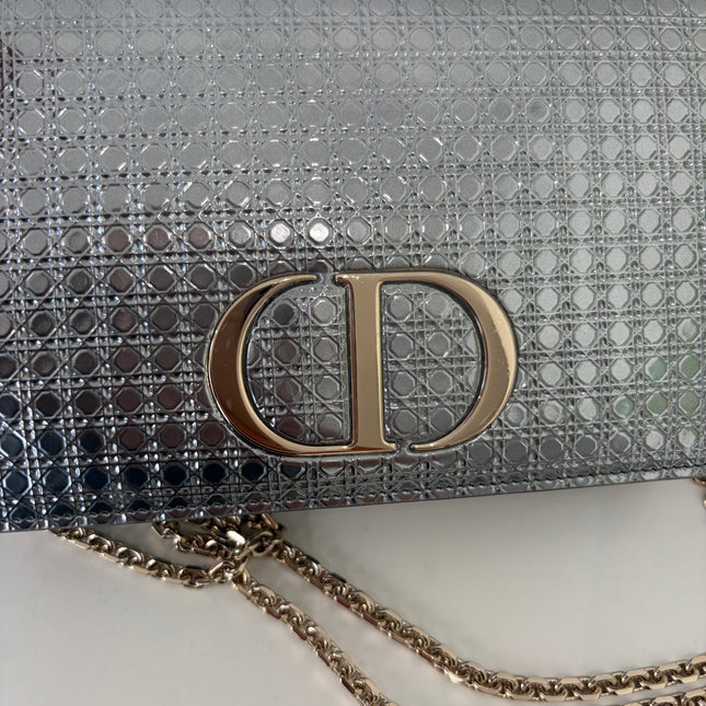 Sac Dior 30 Montaigne argenté