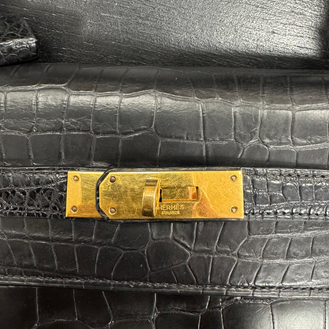 Sac Kelly 35 Hermès Cuir Croco
