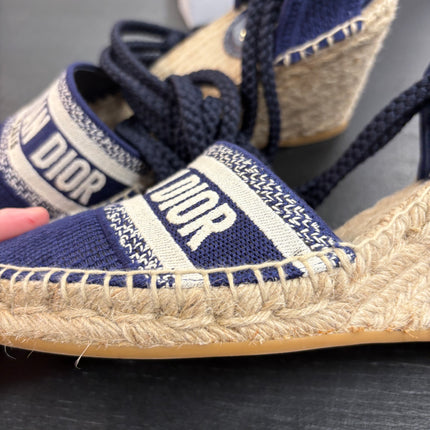 Espadrilles compensées Dior T39