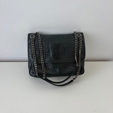 Sac Saint Laurent Niki Medium Kaki foncé