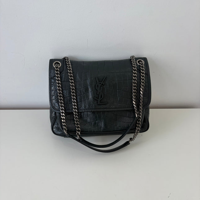 Sac Saint Laurent Niki Medium Kaki foncé