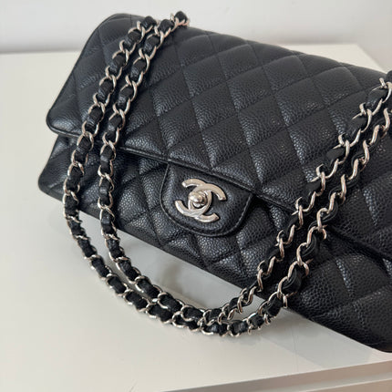 Sac Chanel 11.12 timeless classique cuir caviar