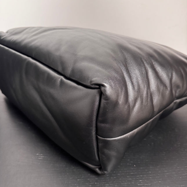 Sac Grand Cabas Saint Laurent cuir nappa noir