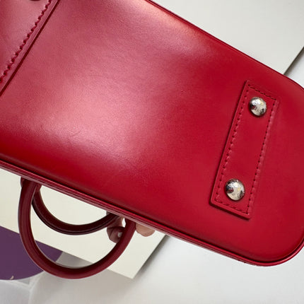 Sac Louis Vuitton BB Alma cuir épi rouge