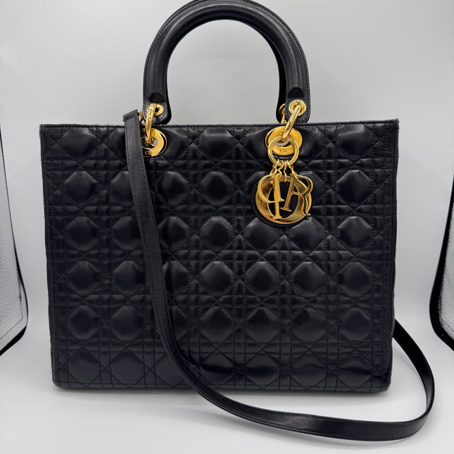 Sac Lady Dior Large Noir