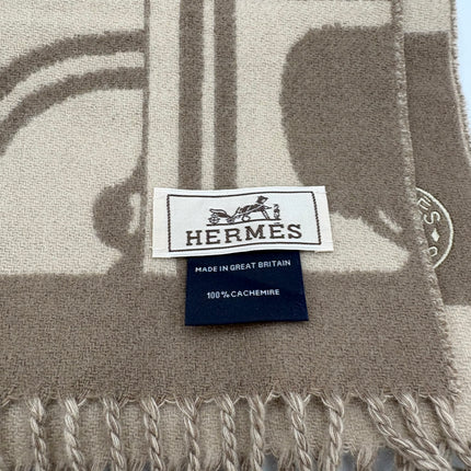 Écharpe Hermès 100% cachemire