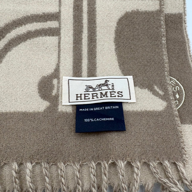Écharpe Hermès 100% cachemire