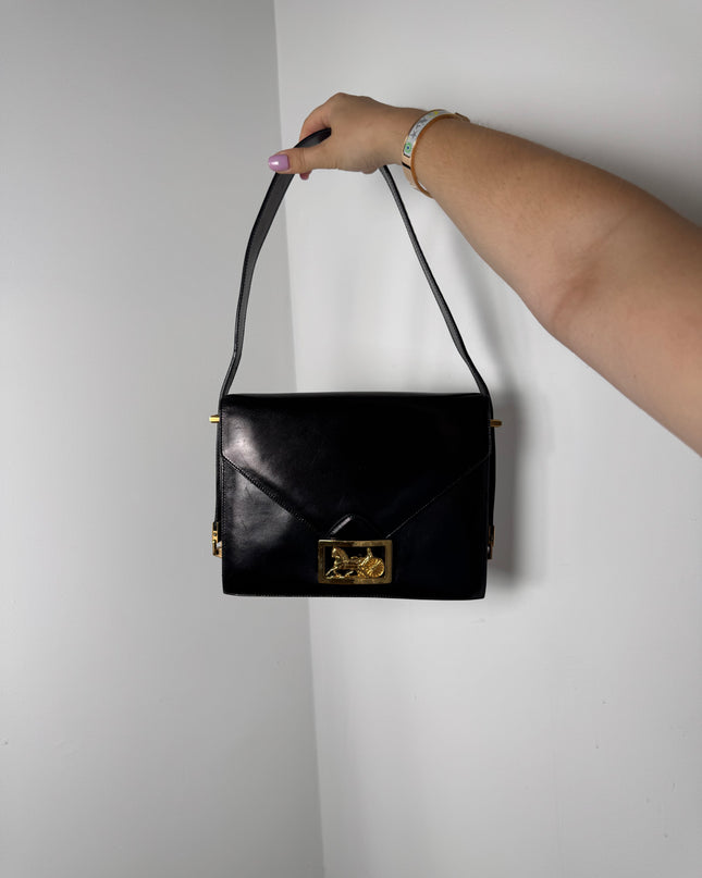 Sac Celine Vintage Épaule fermoir calèche