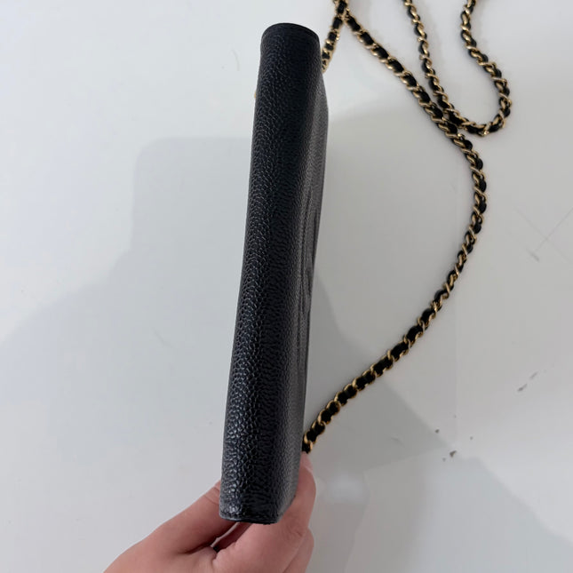 Sac Chanel Wallet On Chain Noir vintage