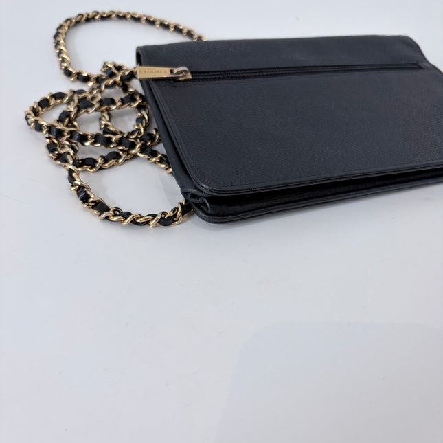 Sac Chanel Wallet On Chain Noir vintage