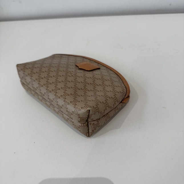 Trousse cosmétique Celine Macadam beige