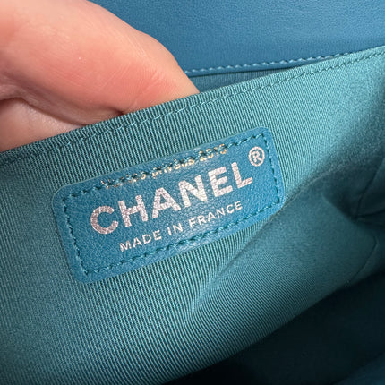 Sac Chanel Boy Medium Bleu