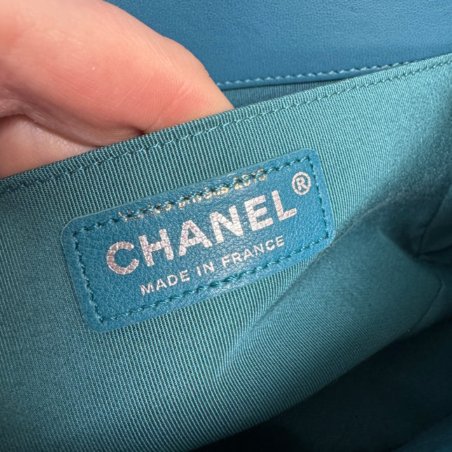 Sac Chanel Boy Medium Bleu