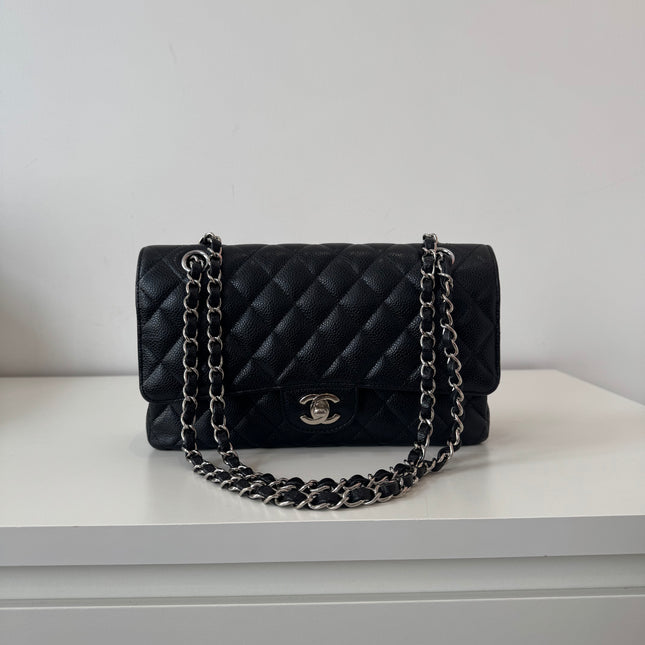 Sac Chanel 11.12 timeless classique cuir caviar