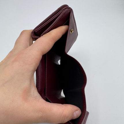 Portefeuille Balenciaga Bordeaux