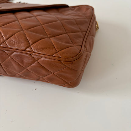 Sac Chanel caméra caramel