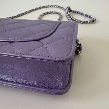 Sac Chanel wallet on chain Violet