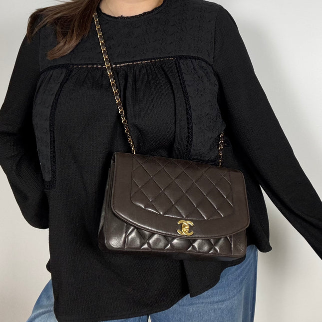 Sac Diana GM Chanel Chocolat