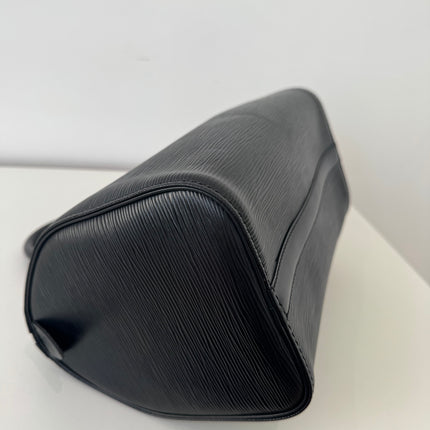 Sac Louis Vuitton Speedy 30 Cuir Épi Noir