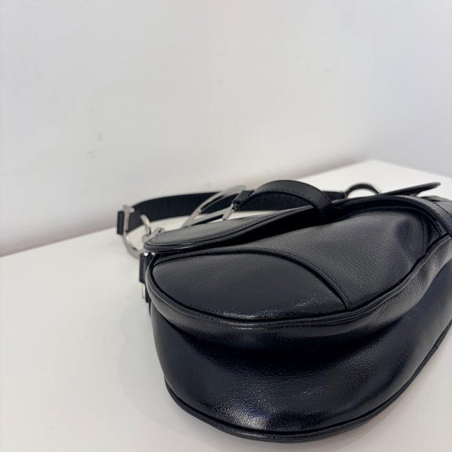 Sac Dior Saddle moyen noir