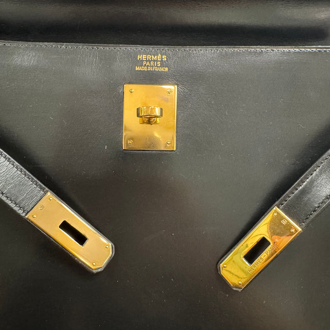 Kelly 32 Hermès Box Noir