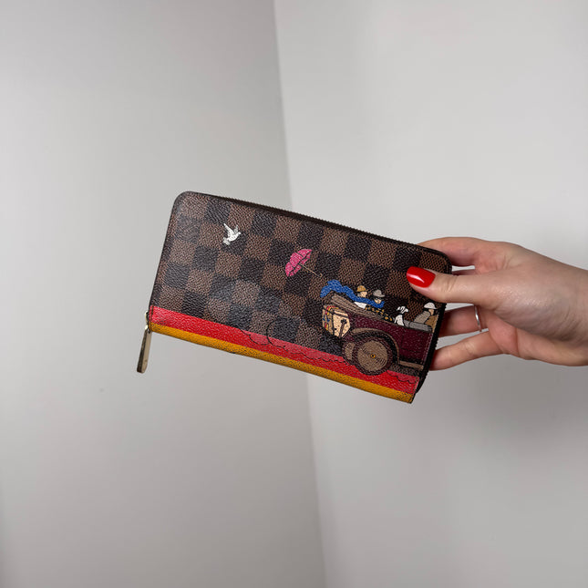 Portefeuille Louis Vuitton Zippy Damier Multicolore