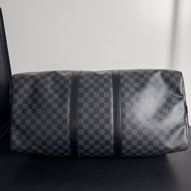 Sac Louis Vuitton Keepall 55 damier graphite