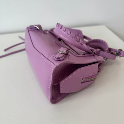 Sac Balenciaga mini neo City lilas