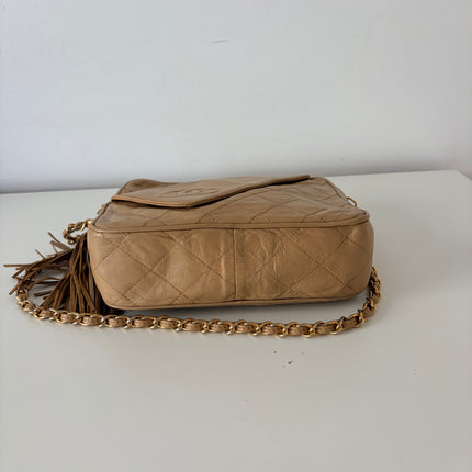 Sac Chanel Caméra Vintage beige