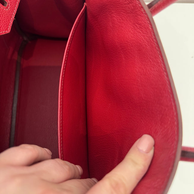 Sac Hermès Birkin 30 rouge piment