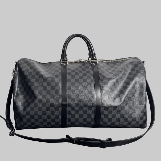 Sac Louis Vuitton Keepall 55 damier graphite