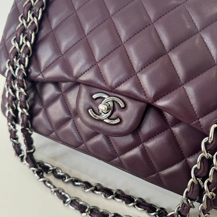 Sac Chanel Timeless Jumbo Prune