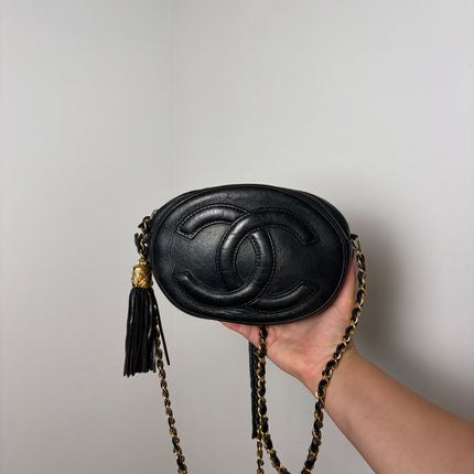 Sac Chanel Caméra Ovale Noir