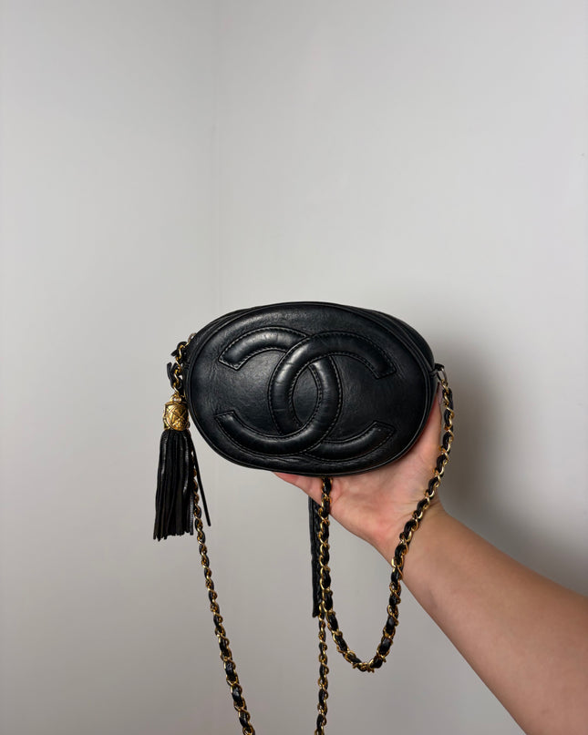 Sac Chanel Caméra Ovale Noir