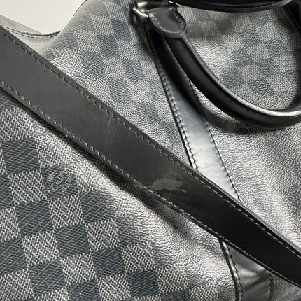 Sac Louis Vuitton Keepall 55 damier graphite