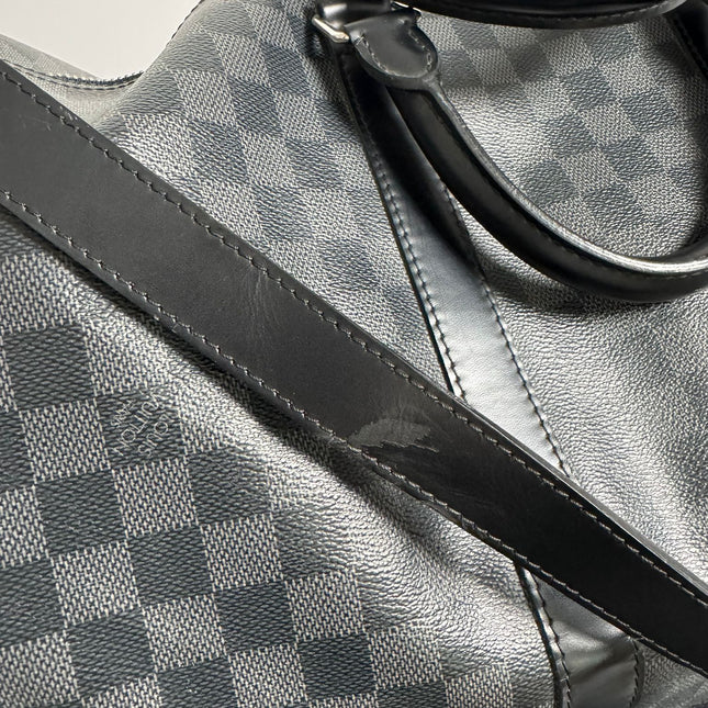 Sac Louis Vuitton Keepall 55 damier graphite