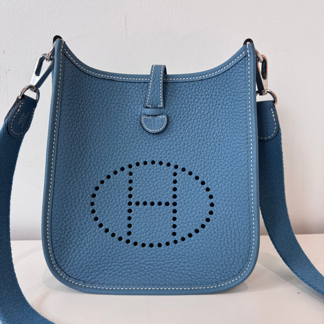 Sac Hermès Evelyne 16 Bleu Jean
