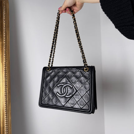 Sac Chanel Single flap Vintage Noir