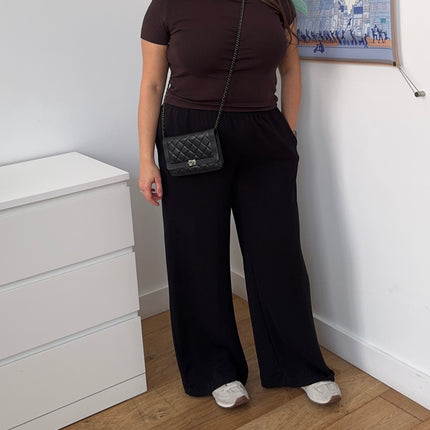 Sac Chanel Wallet on chain Boy Noir
