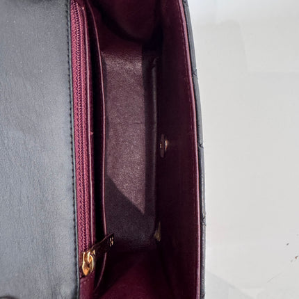 Sac Chanel Mini Square Timeless noir