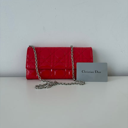 Dior Wallet on chain Géranium