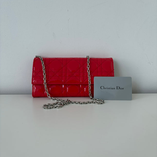 Dior Wallet on chain Géranium