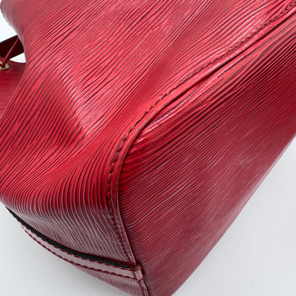 Sac Louis Vuitton Noé PM Épi Rouge