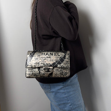 Sac Chanel Timeless édition limitée Graffiti Ladies first