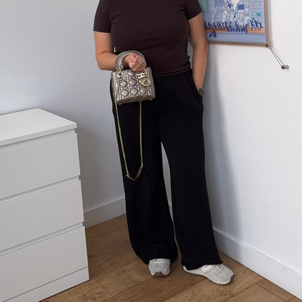 Sac Dior Mini Lady Dior bandoulière Mordoré