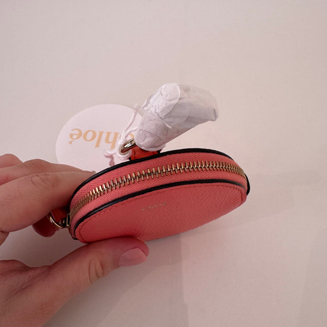 Porte monnaie Chloé corail