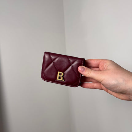 Portefeuille Balenciaga Bordeaux